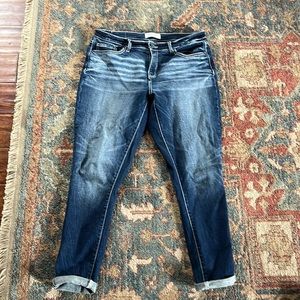 BKE Gabby Curvy Fit High Rise Ankle Skinny Jeans. Size 30